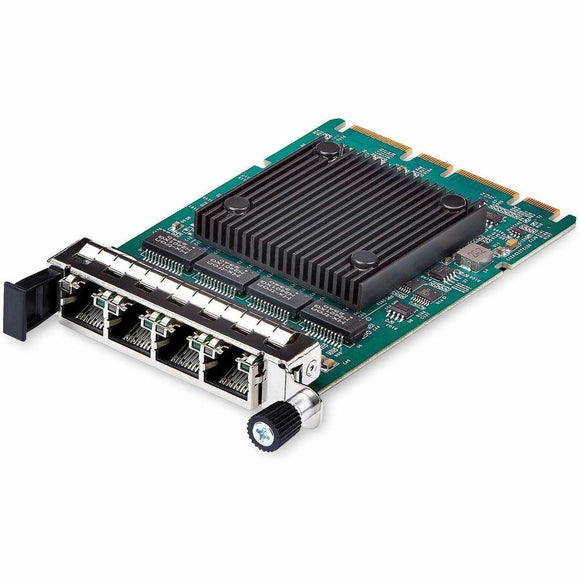 StarTech.com 4-Port RJ45 Gigabit OCP 3.0 Server Network Card w/Intel® I350, SFF 4C+/PCIe 3.0/PXE/VLAN/9K Jumbo, Multi-Speed Ethernet NIC