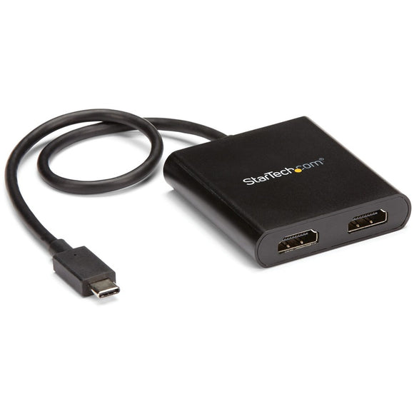 Startech Usb Type-c Multi-monitor Adapter Drives Dual 1080p 60hz Or 4k 30hz Hdmi Displays