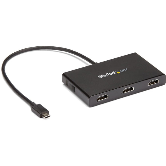 Startech Usb Type-c Multi-monitor Adapter Drives Triple 1080p 60hz Or Dual 4k 30hz Hdmi D