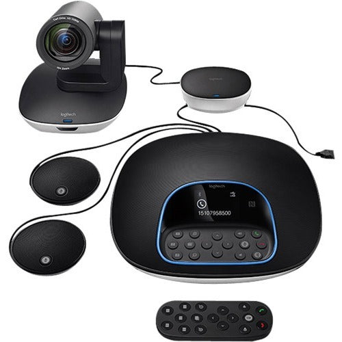Logitech GROUP Video Conferencing System Plus Expansion Mics - SystemsDirect.com