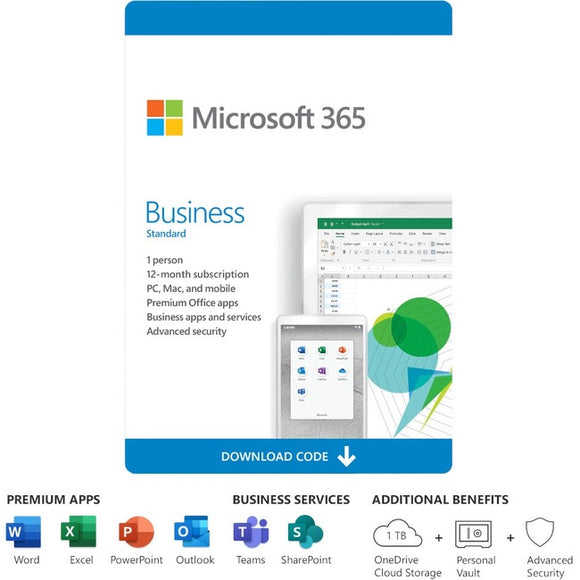 Microsoft 365 Business Standard 1yr Esd