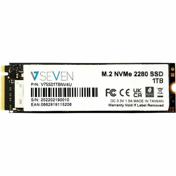 V7 V7SSD1TBNV4U 1 TB Solid State Drive - M.2 Internal - PCI Express NVMe (PCI Express NVMe 4.0 x4) - TAA Compliant