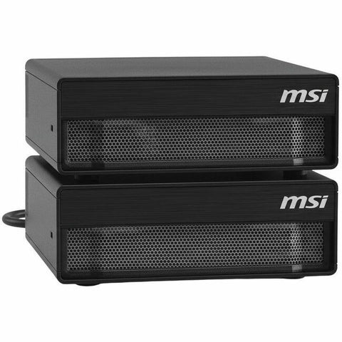 MSI EdgeXpert-01SK AI Supercomputer Desktop Bundle Kit (2 x EdgeXpert Desktop PC) - 128GB LPDDR5 memory - 4TB NVMe - QSFP Cable x 1 - Wireless KBMS Set x 1 - 1Y Warranty