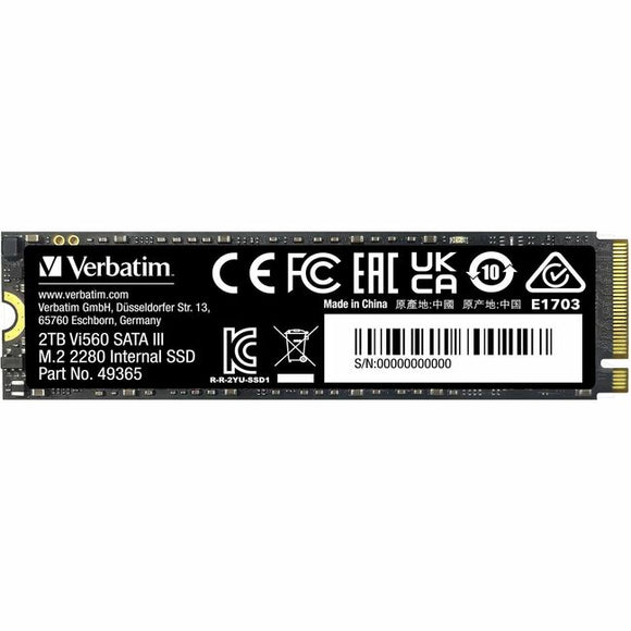 Verbatim Vi560 2 TB Solid State Drive - M.2 2280 Internal - SATA (SATA/600)