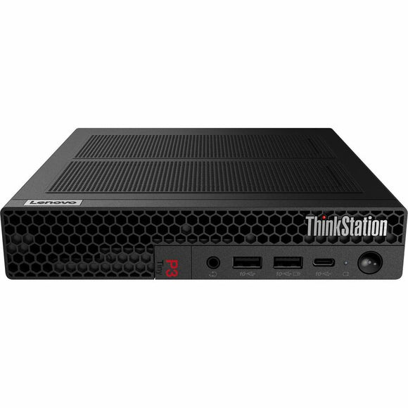 Lenovo ThinkStation P3 30H0006HUS Workstation - 1 Core i5 14th Gen i5-14500 - vPro Technology - 32 GB - 1 TB SSD - Tiny - Black