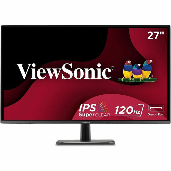 ViewSonic VA2756A-MHD 27 Inch IPS 1080p Monitor with 120Hz, Eye Care, HDMI, DisplayPort, and VGA Inputs for Home and Office