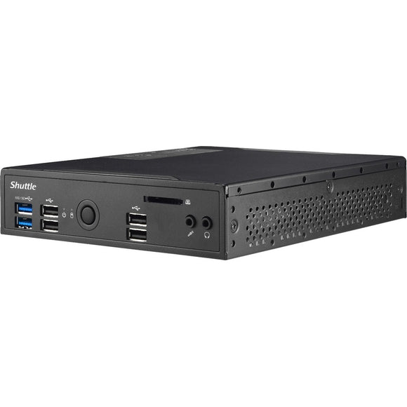 Shuttle XPC slim DS20U Barebone System - Slim PC - Socket BGA-1528 - 1 x Processor Support - Celeron 5205U 1.90 GHz Dual-core (2 Core)