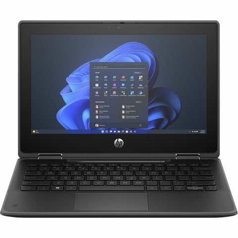 HP Fortis Flip G1i 11.6" Touchscreen Convertible 2 in 1 Notebook - HD - Intel N-Series N250 - 4 GB - 128 GB Flash Memory - Jet Black - Smart Buy