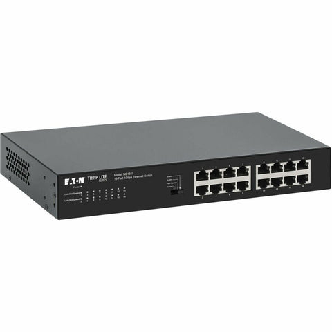 Eaton Tripp Lite Series 16-Port 10/100/1000 Mbps Desktop Gigabit Ethernet Unmanaged Switch, Metal Enclosure