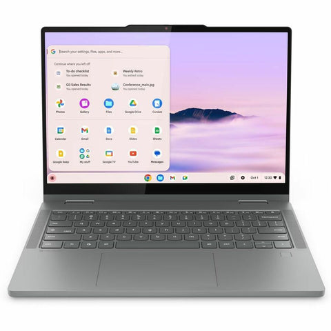 Lenovo 14IRU10 83LL000LUS 14" Touchscreen Convertible 2 in 1 Chromebook - WUXGA - Intel Core 5 120U - 8 GB - 256 GB SSD - English Keyboard - Luna Gray