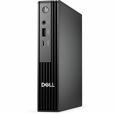 Dell Pro Micro QCM1250 Desktop Computer - Intel Core i3 14th Gen i3-14100T - 8 GB - 256 GB SSD - Micro PC