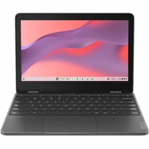Lenovo 300e Yoga Chromebook Gen 4 82W2002JUS 11.6" Touchscreen Convertible 2 in 1 Chromebook - HD - 60 Hz - Octa-core (ARM Cortex A76 + Cortex A55) - 8 GB - 64 GB Flash Memory - English Keyboard - Graphite Gray