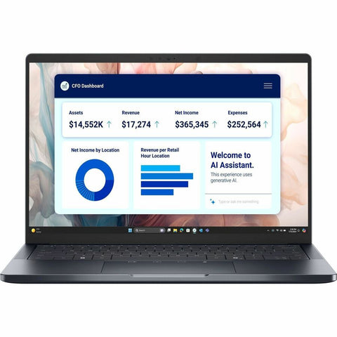 Dell Pro 14 Premium PA14250 14" Copilot+ PC Notebook - Full HD Plus - Intel Core Ultra 5 236V - vPro Technology - 16 GB - 512 GB SSD - English (US) Keyboard - Magnetite