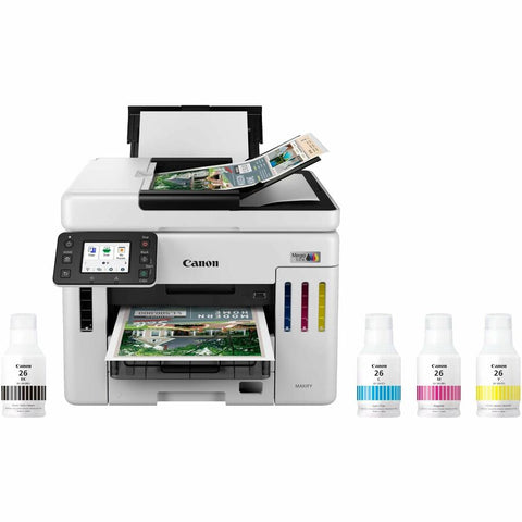 Canon GX7120 Wired & Wireless MegaTank Inkjet Multifunction Printer - Color