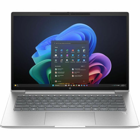 HP ProBook 4 G1q 14" Copilot+ PC Notebook - WUXGA - Qualcomm Snapdragon X X1-26-100 - 32 GB - 1 TB SSD - English Keyboard - Pike Silver