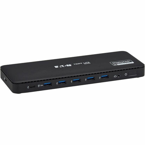 Eaton Tripp Lite Series USB-C Universal Dock, Dual Display - 4K HDMI and DisplayPort, USB 3.2 Gen 1 Hub, GbE, 100W PD Charging