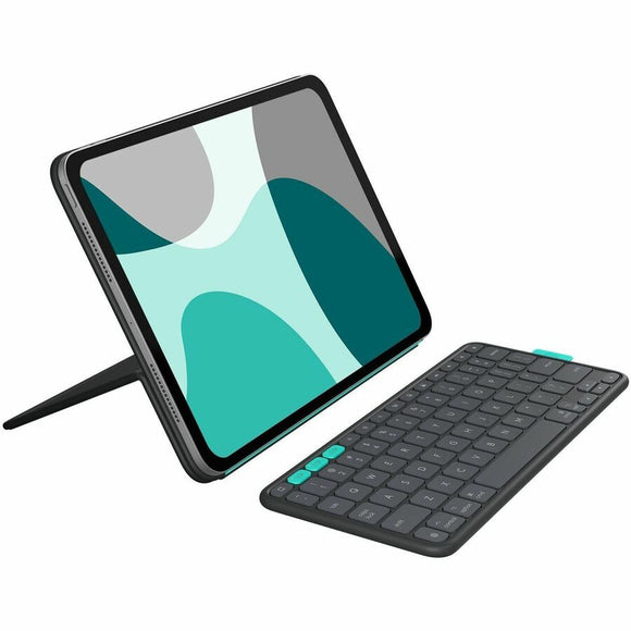 Logitech Flip Folio, Keyboard Case for iPad Pro 11-inch (M4) & iPad Air 11-inch (M2 & M3)(5th Gen - 2024) - Graphite