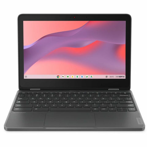 Lenovo 300e Yoga Chromebook Gen 4 82W2002NUS 11.6" Touchscreen Convertible 2 in 1 Chromebook - HD - Octa-core (ARM Cortex A76 + Cortex A55) - 8 GB - 64 GB Flash Memory - English Keyboard - Graphite Gray