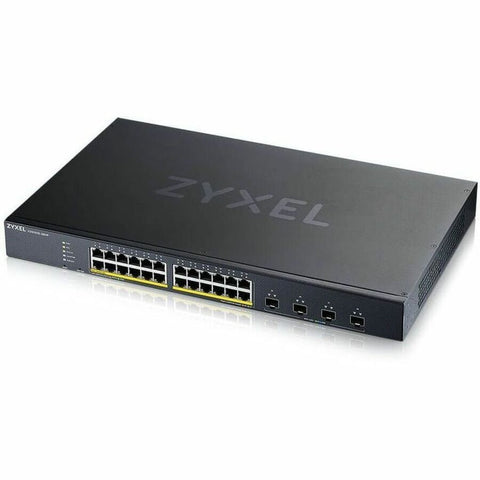 ZYXEL 24-port GbE PoE Lite-L3 Smart Managed Switch with 4 10G Uplink