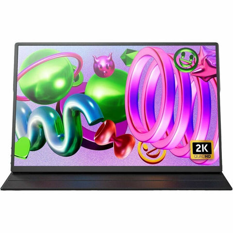 Mobile Pixels Fold 2.5K 16" Class WQXGA LCD Monitor - 16:10 - Black