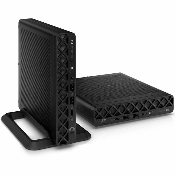 HP EliteDesk 8 G1a Desktop Computer - AMD Ryzen AI 7 350 - 64 GB - 1 TB SSD - Mini PC - Jack Black