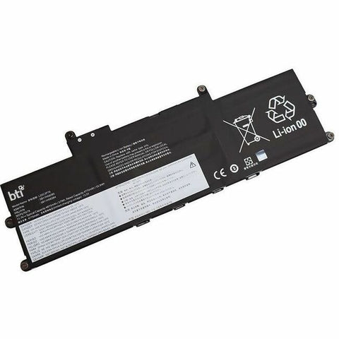 BTI 5B11H56383-BTI 3-CELL 11.7V LI-ION NOTEBOOK BATTERY FOR LENOVO THINKPAD X1 CARBON 12TH GEN, X1 CARBON 12TH GEN 21KC, X1 CARBON 12TH GEN 21KD, X1 2-IN-1 GEN 9, X1 2-IN-1 GEN 9 21KE, X1 2-IN-1 GEN 9 21KF