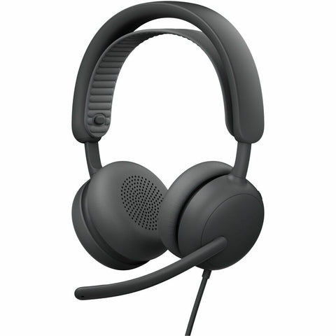 Logitech Zone Wired 2 for Business - Noise-Canceling Headset with Adaptive Hybrid ANC, Zoom & Google Certified, USB-C with USB-A adapter - Graphite