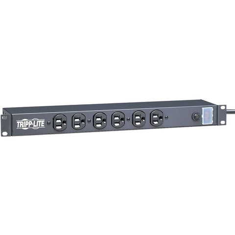 Eaton Tripp Lite Series 1u Rack-mount Network Server Power Strip, 120v, 15a, 6-o