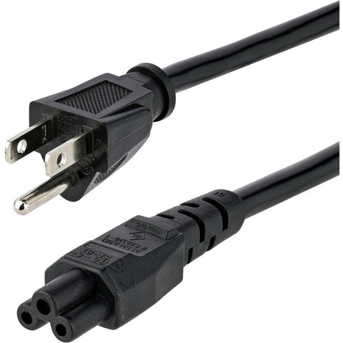 Startech 6ft Laptop Power Cord Nema 5-15p To Iec C5   Ac Power Cord For Most Notebooks Po