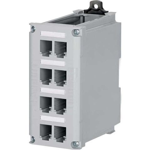 Panduit Corp Indnet 8-port Din Rail Mnt Shipk1moq10