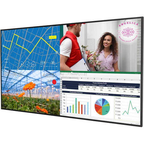 Planar Urp49 49in Display, Uhd, E-led Backlight, 500 Nit, 24x7, Multi-source Vie