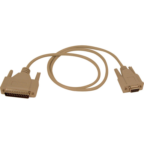 Belkin International Inc Belkin Serial Cable - Female Left Gender - Male Right Gender - 9 Pin D-sub (db-9