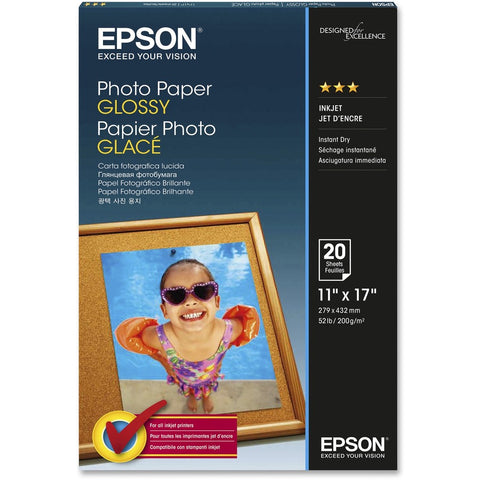 Epson Print Epson Photo Paper - Ledger B Size (11 In X 17 In)