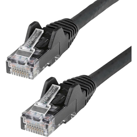 Startech 7ft Black Cat6 Ethernet Cable Delivers Multi Gigabit 1/2.5/5gbps & 10gbps Up To