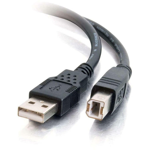 C2g 16.4ft (5m) Usb 2.0 A/b Cable - Black - Easily Connect A Usb Hub, Keyboard Or Mo