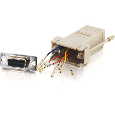 C2g Rj45 / Db9f Mod Adptr Grey- Simplifies The Connection Of Dumb Terminals To A Cen