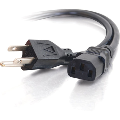 C2g Power Cord - Power Iec 320 En 60320 C13 - Female Left Gender - Nema 5-15 - Male