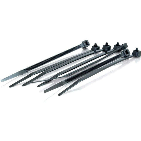 C2g 7.5in Blk Cbl Ties 100 Pk Taa - Designed To Bundle And Secure Cables, 18 Pounds