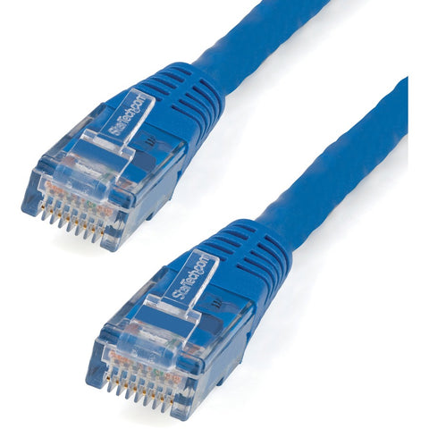 Startech 50ft Blue Cat6 Ethernet Cable Delivers Multi Gigabit 1/2.5/5gbps & 10gbps Up To