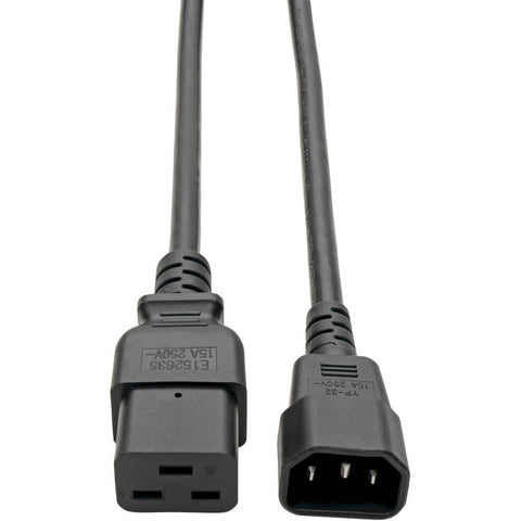 Eaton Tripp Lite Series Power Cord, C19 To C14 - Heavy-duty, 15a, 250v, 14 Awg,