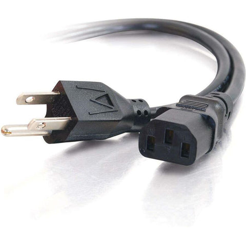 C2g Power Cord - Nema 5-15p - Male Left Gender - Power Iec 320 En 60320 C13 - Female