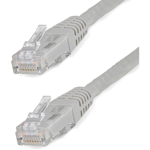 Startech 15ft Gray Cat6 Ethernet Cable Delivers Multi Gigabit 1/2.5/5gbps & 10gbps Up To