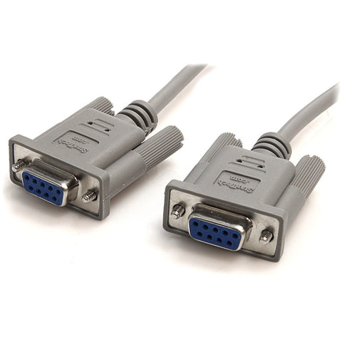 Startech Scnm9ff - 10 Ft Db9 Rs232 Serial Null Modem Cable F/f - Connector A: 1 - Db-9 (9
