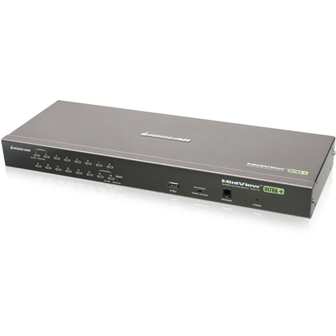 Iogear 16-port Usb Ps/2 Combo Kvm Switch (taa Compliance) Taa Compliant