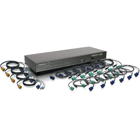 Iogear 16-port Usb Ps/2 Combo Kvm Switch With Cables