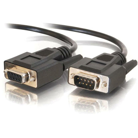 C2g 3ft (0.9m) Db9 M/f Serial Rs232 Extension Cable - Black