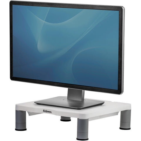 Fellowes, Inc. Innovative Stacking Columns Raise Monitor To Comfortable Viewing Height. Support