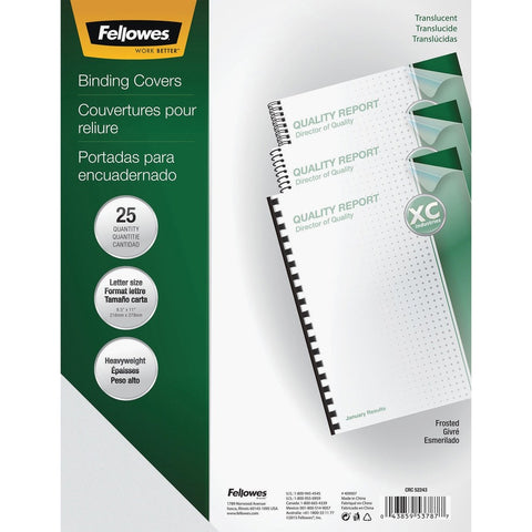 Fellowes, Inc. Binding Covers Futura Frost Letter Size