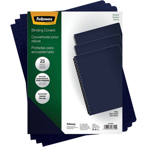 Fellowes, Inc. Binding Covers Futura Navy Oversize 25pk,dds Must Be Ordered In Multiples Of Cas