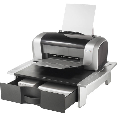 Fellowes, Inc. Elevates Office Machines To Eye-level And Saves Workspace Supports A Fax Machine